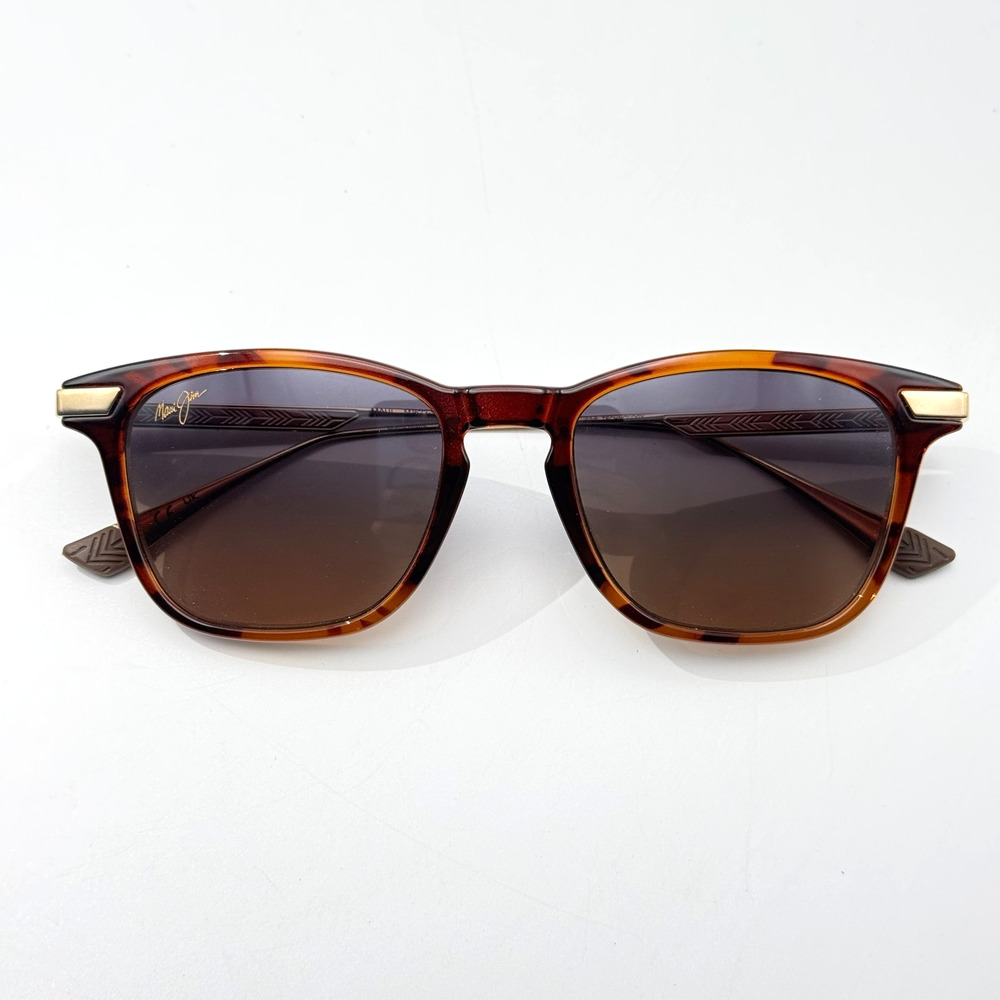 Maui Jim Sunglasses Mana'olana MB-HS MJ623-10 Dark Havana Frame Polarized 51mm
